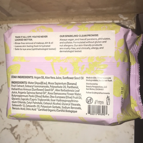 “REFRESHMENTS” Face Wipes & Hand Cream Bundle (NEW)!! - Picture 7 of 7